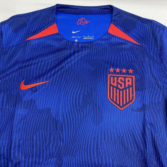 Nike Soccer Jersey Men's XL Blue United States Mens Team USA 4-Star Away Kit NWT - Picture 2 of 9